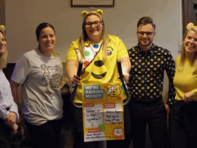 Milton Keynes team 12-Hour Cyclathon for Children In Need